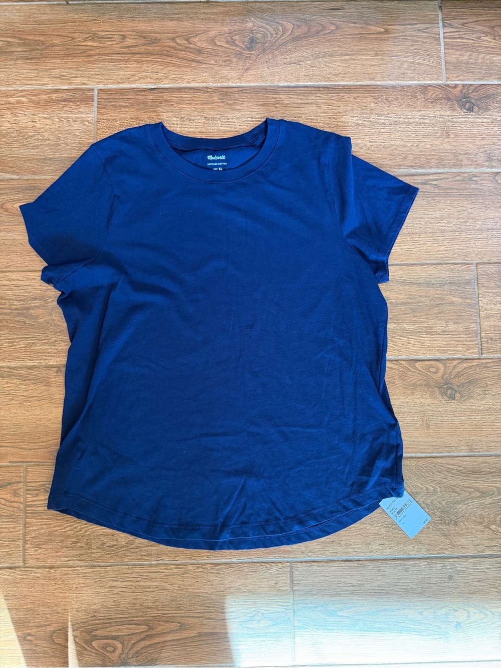 Madewell Navy Crewneck Short Sleeve Tee / women’s xl / new